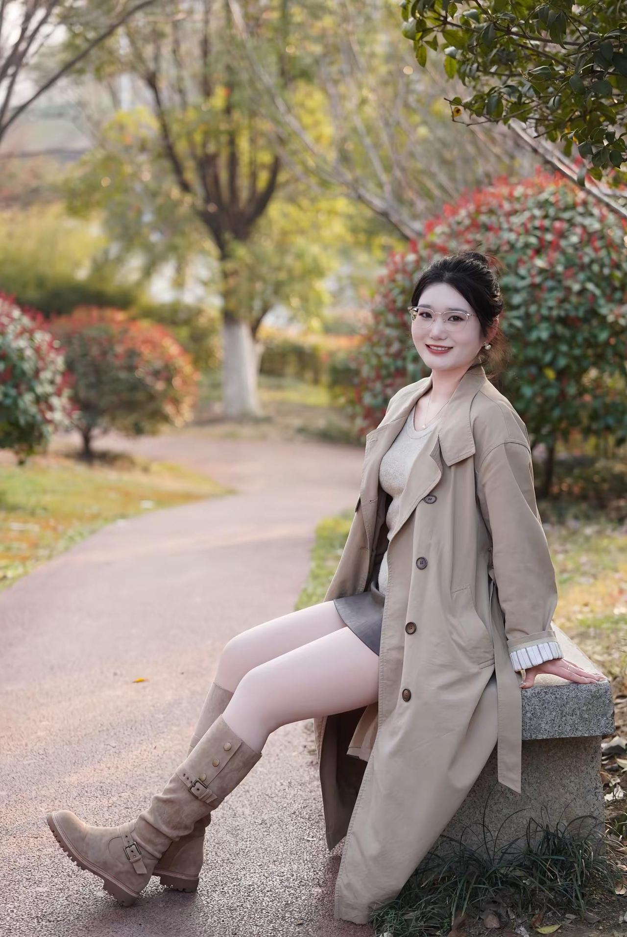 晓月拂流年 步履蹒跚间ootd每日穿搭