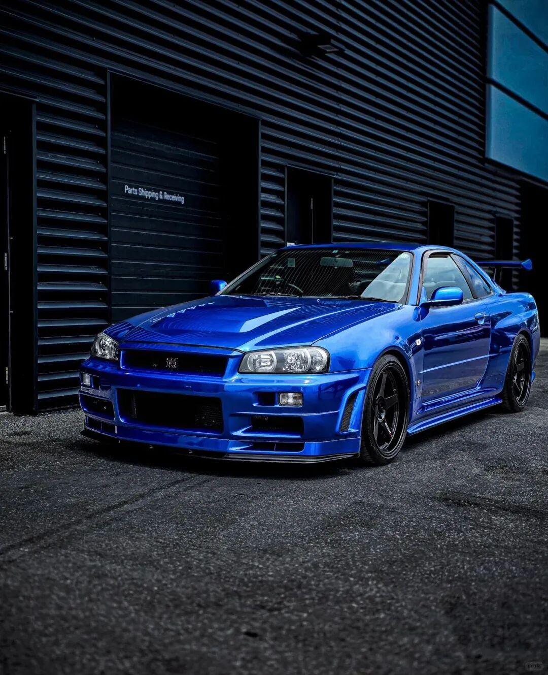 海湾蓝 Bayside Blue的GT-R R34之所以经典，是源自1995年勒