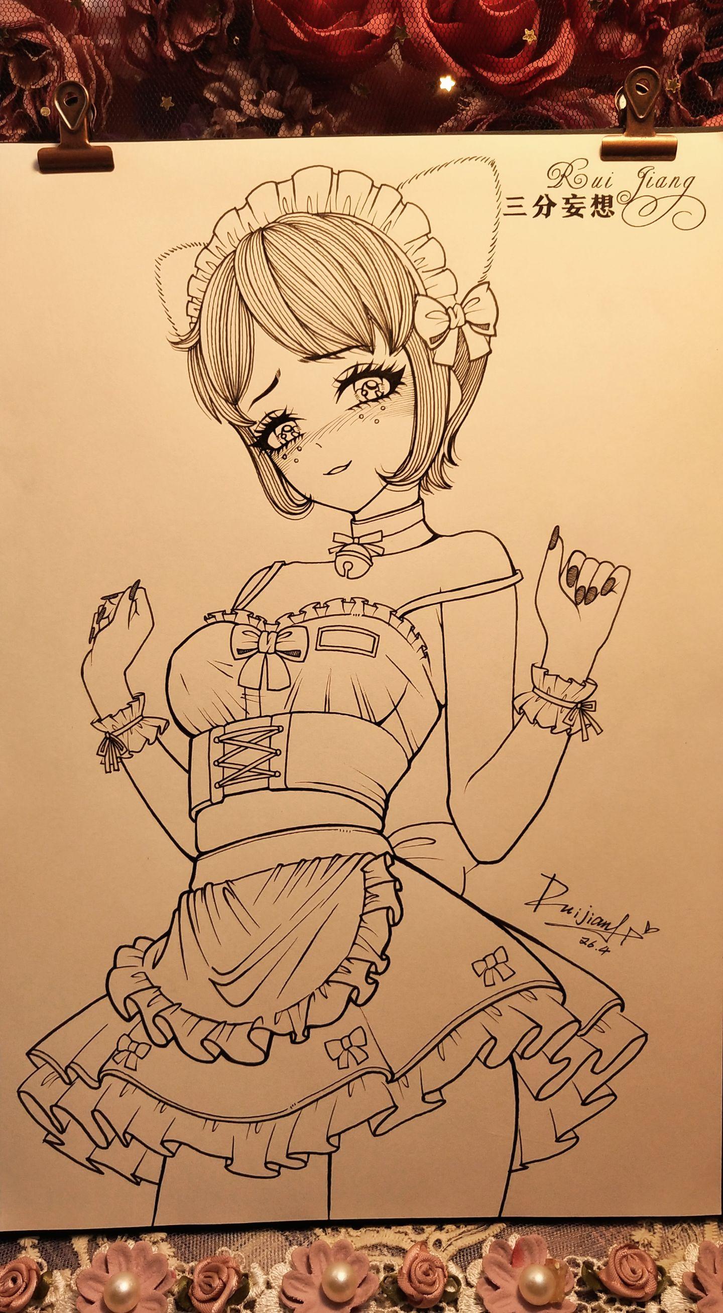 女仆咖啡屋店长。艾玛