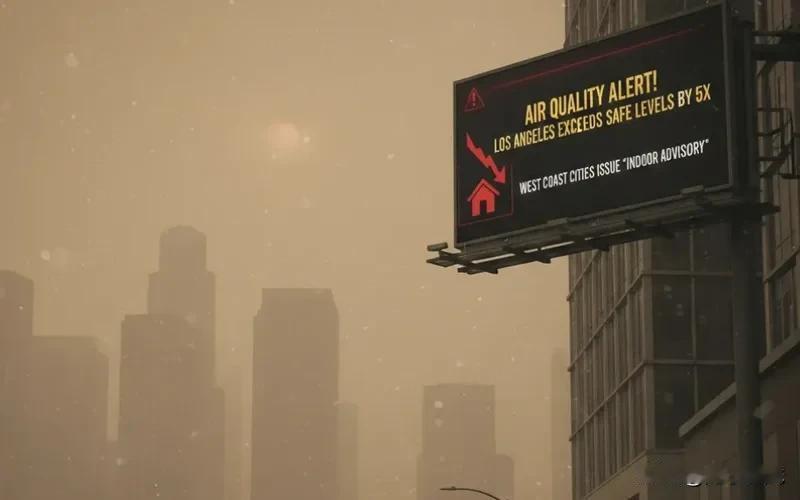 美国多地PM2.5严重超标，发布“闭门建议”

受异常大气环流影响，美国东西两岸