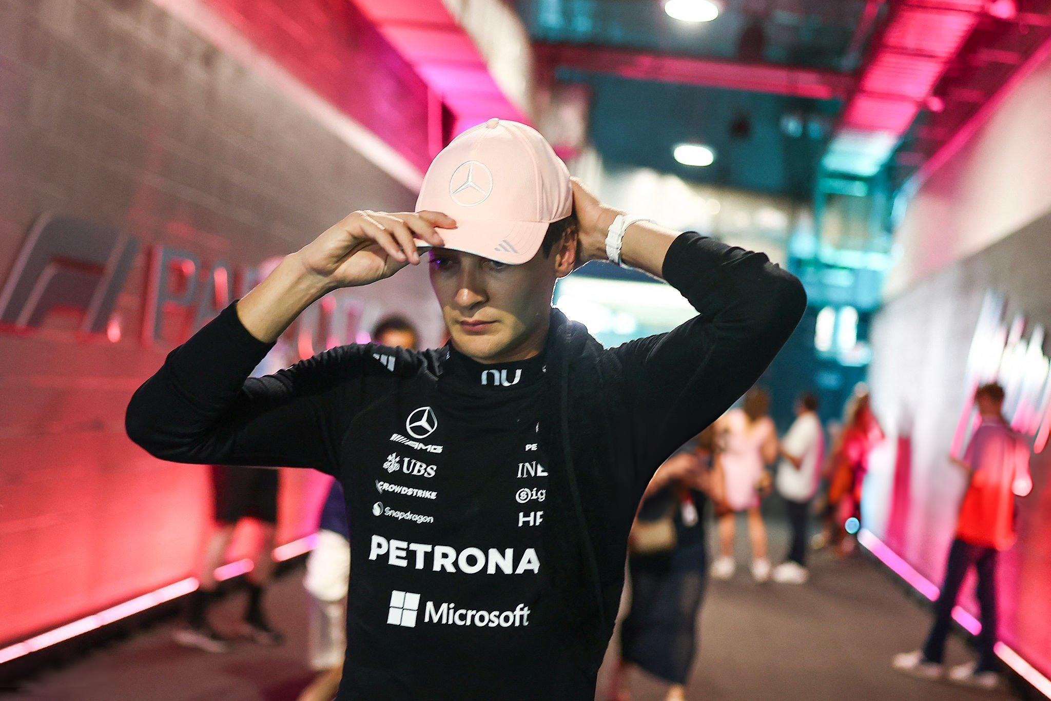 乔治拉塞尔 🇺🇸 2026F1迈阿密大奖赛 冲刺赛后称重©️gettyima