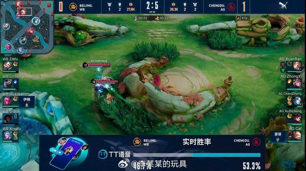 AG这两波可以，稳一点这局问题不大[吃瓜]#AG对战WB##王者荣耀# ​​​