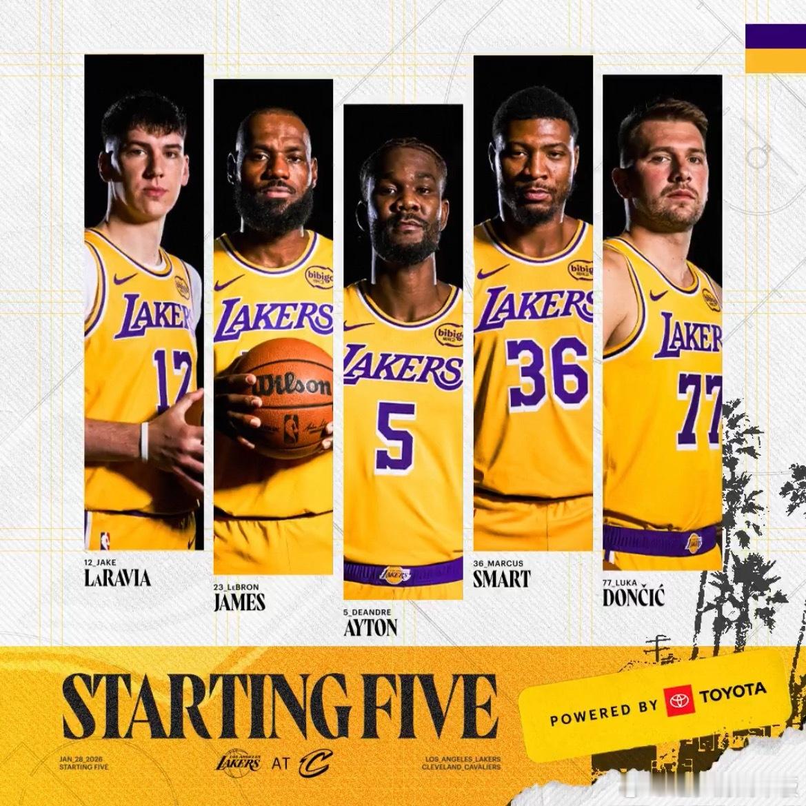 湖人首发不变！8点开打湖人vs骑士