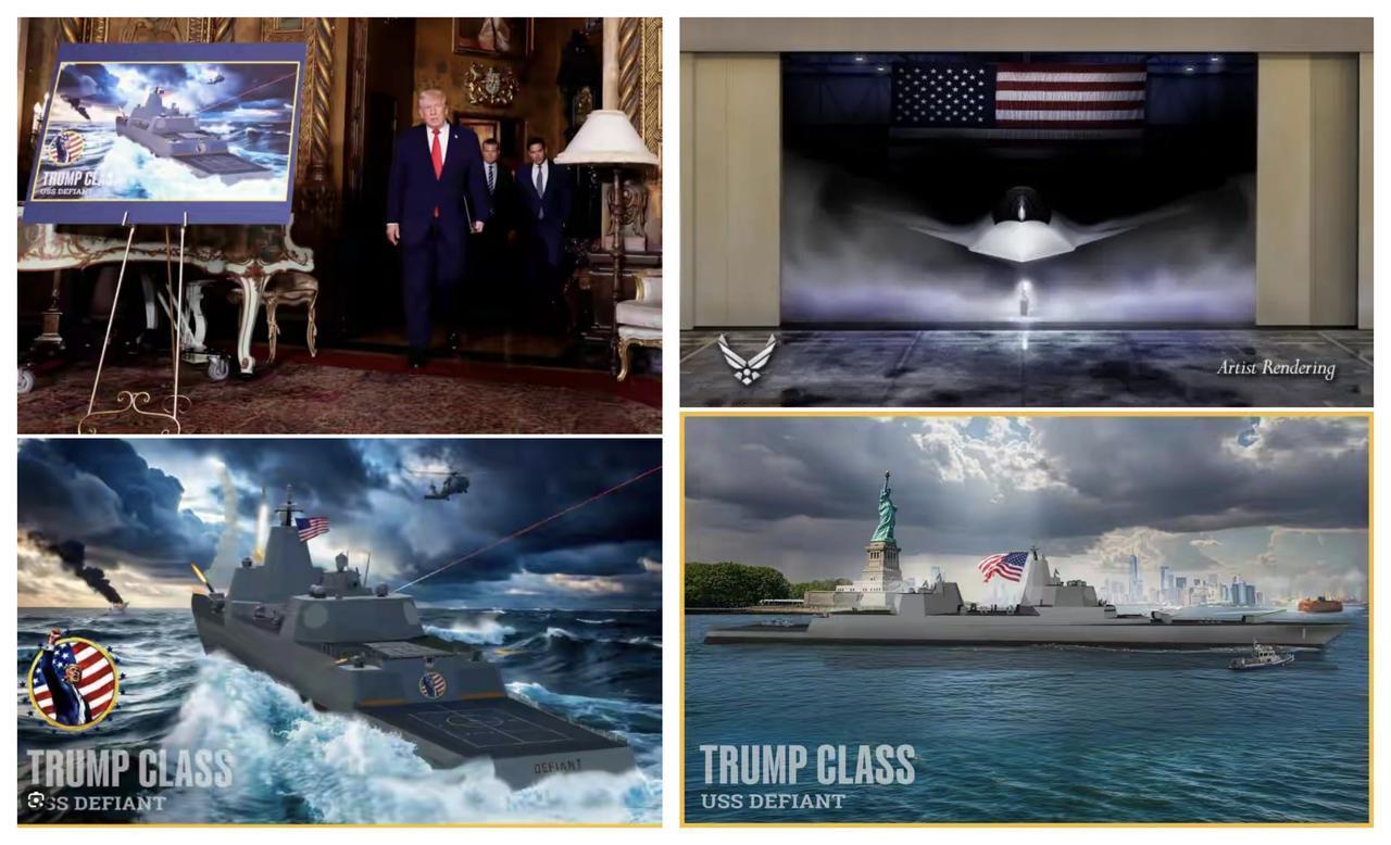 ✨特朗普痴迷于秀PPT✨

🐼 去年的这个时候，看到中国六代机试飞的消息，特朗