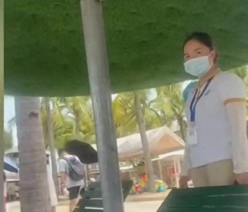 [微风]“活不起了？”三亚的海边本是放松好去处，女子却没料到，一屁股坐上路边的沙