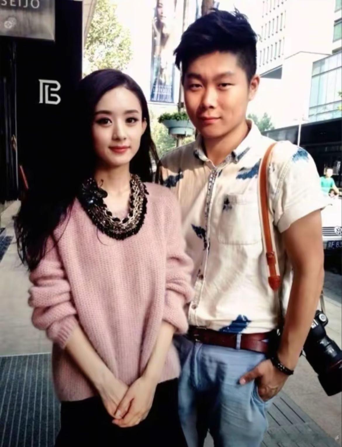 好少女的赵丽颖，男的是谁？