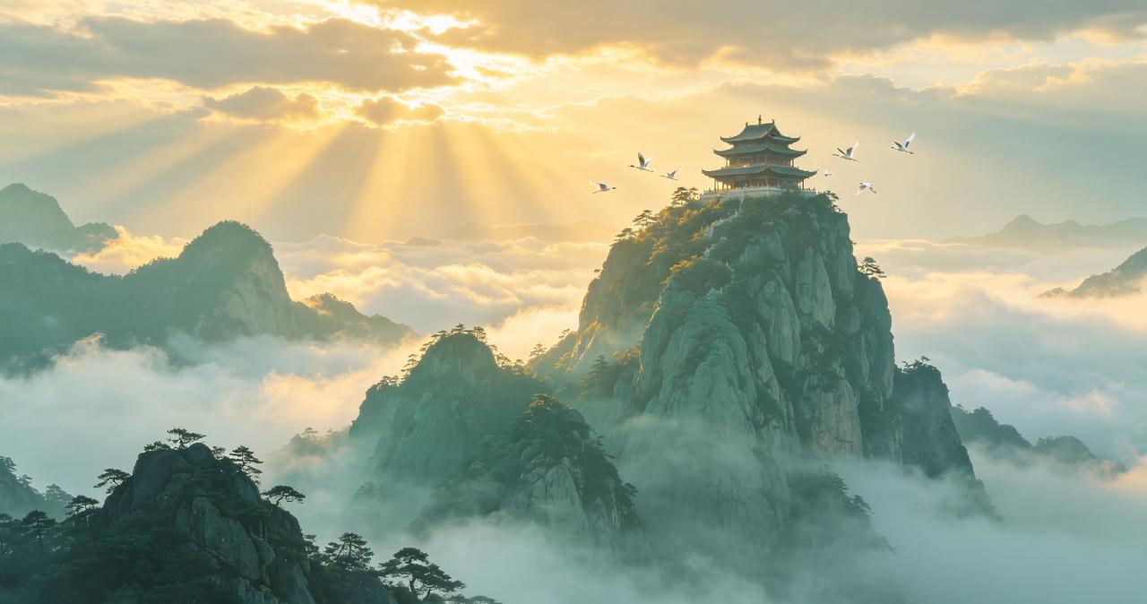 上联：黄泉路上全是鬼，恭请对下联：青云峰上尽逢仙