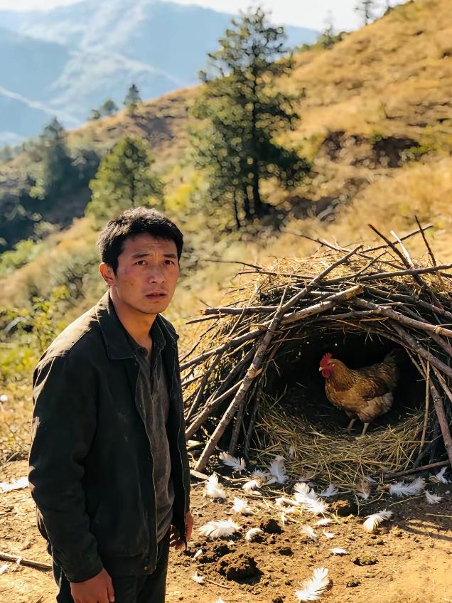河南一男子包山养300只鸡，半年没捡着一个鸡蛋，谁料，跟踪到鸡窝撞见令人惊讶的一