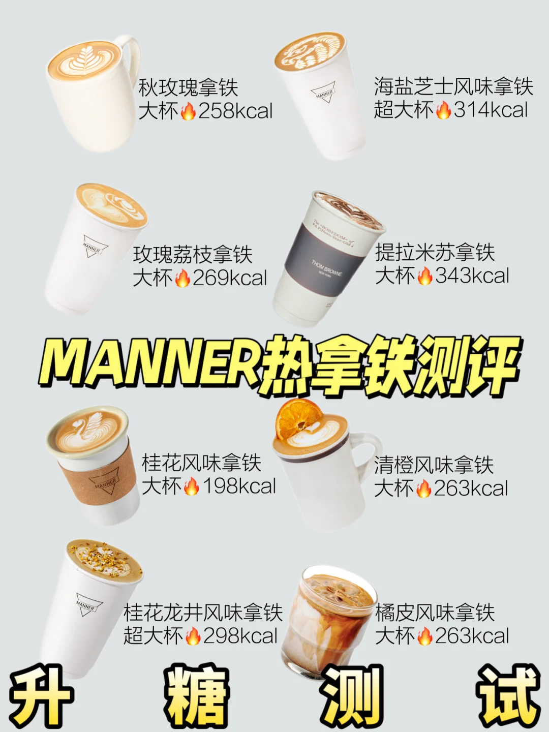 低糖统治区🍬Manner热拿铁测评 | 升糖测试