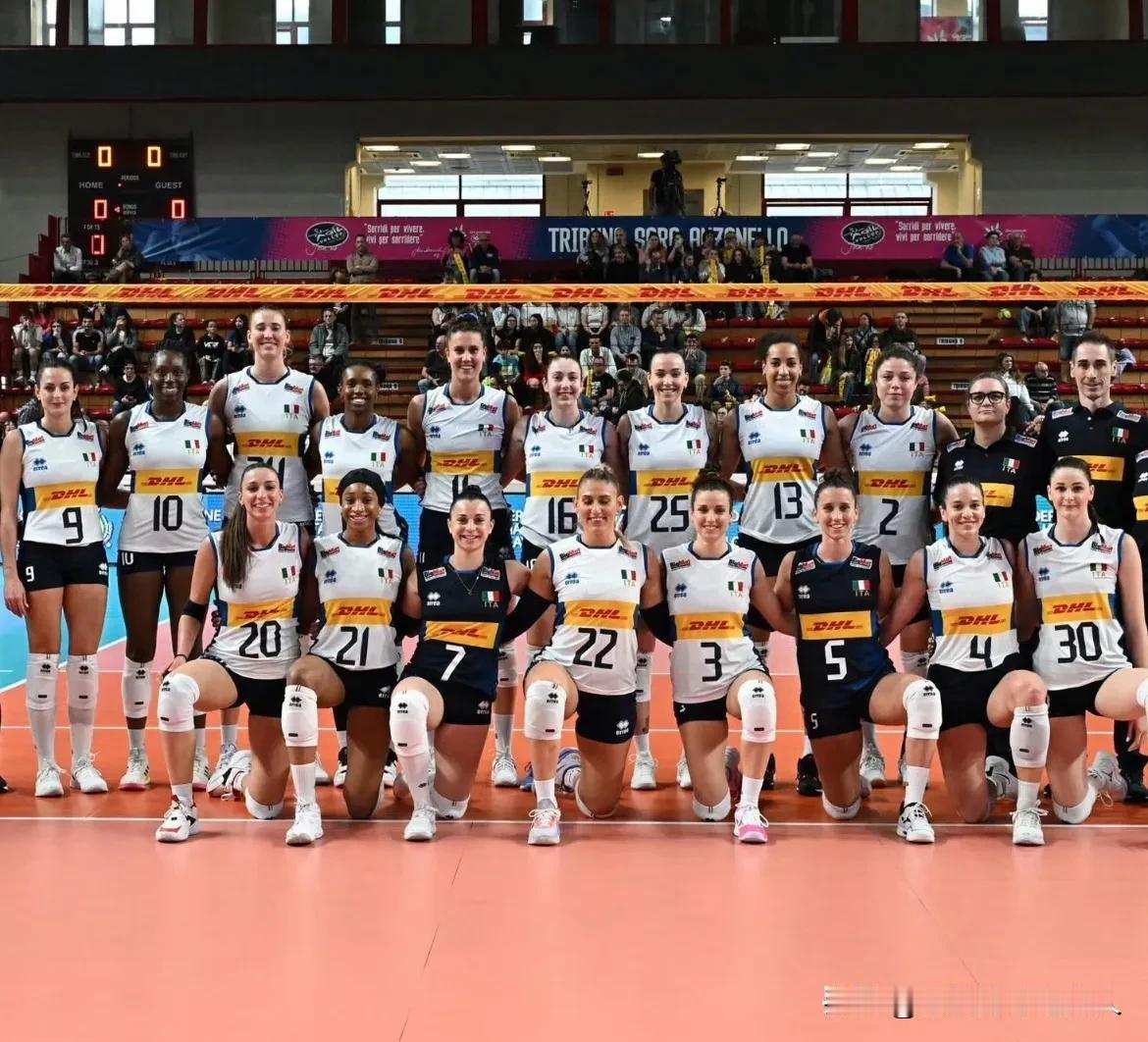 #世界女排2024VNL# 
意大利女排公布，2024世界女排联赛，第一周14人