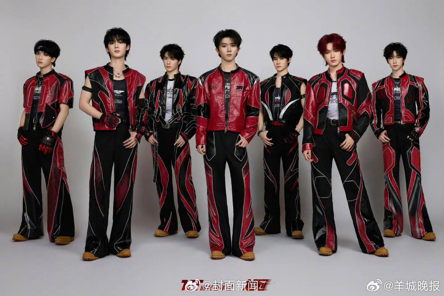 【少年们已就位，#时代少年团黑红皮衣帅爆#】#五一时代少年团火力全开#5月1日，