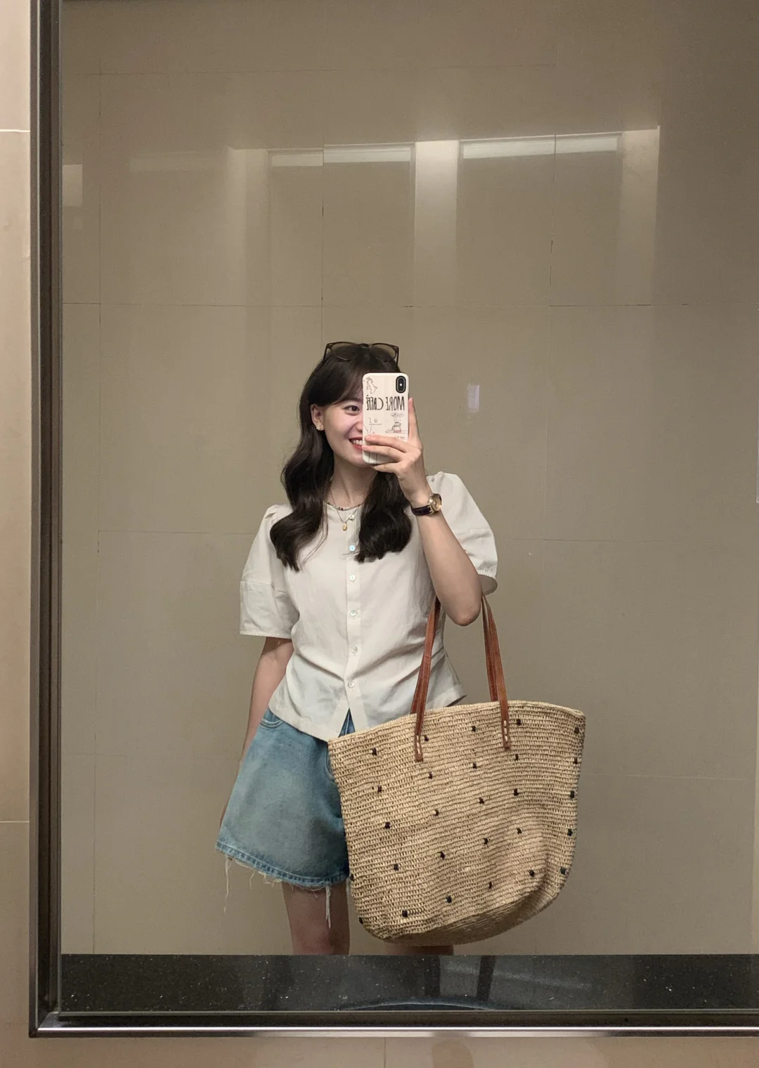 是今年夏天第一件满意的短袖衬衫！