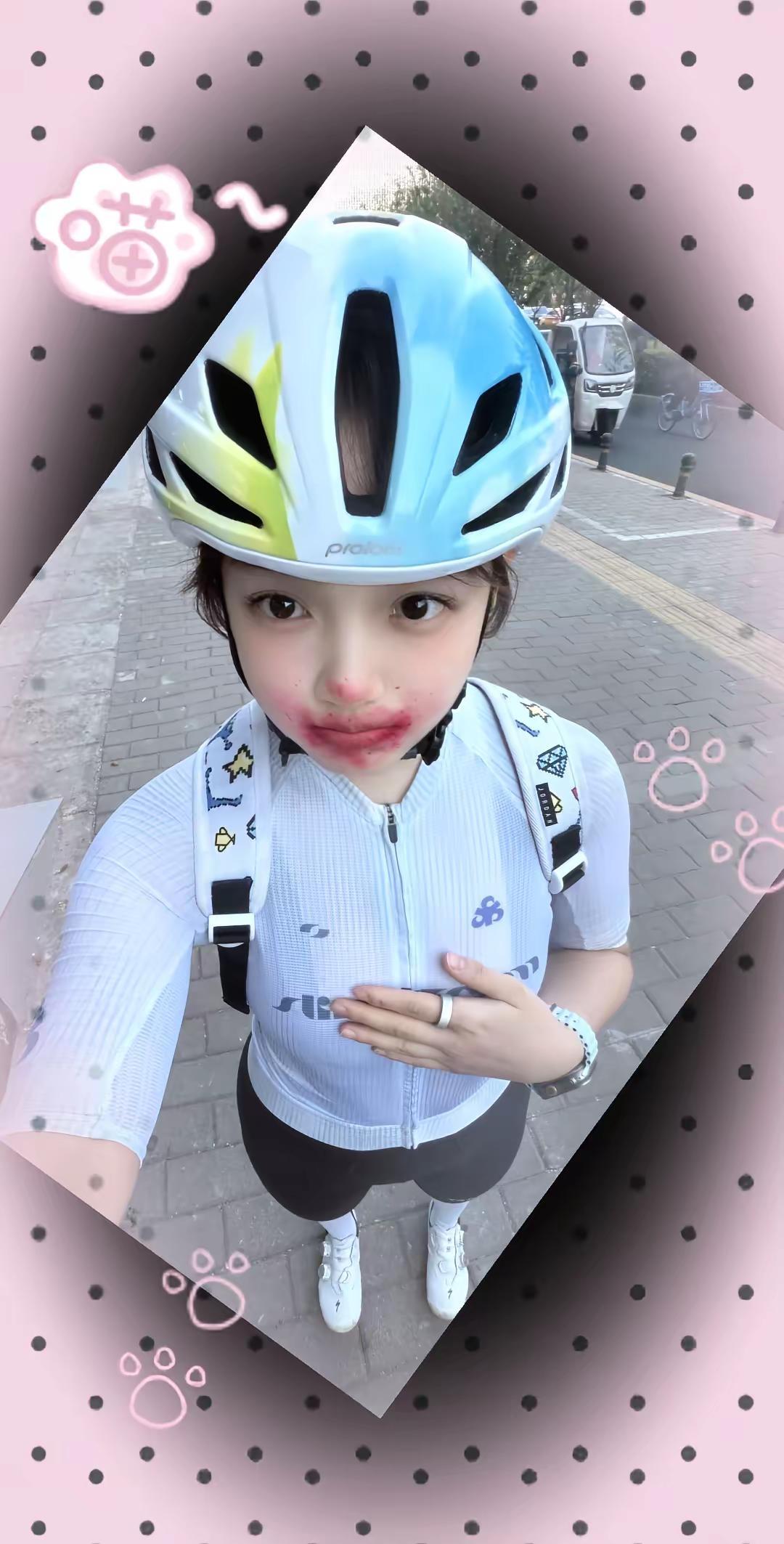 呜呜呜呜呜我没有偷吃你的火龙果！女骑公路车骑行