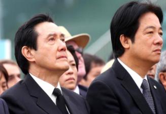 马英九，如果大陆要武统，我第一个不接受。
赖清德，如果要统一，我们会拼命保护。