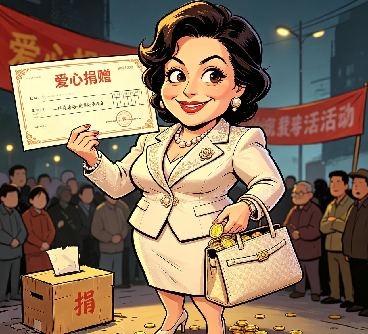 由某大善人想起了以前流行的几句话：
1、拿自己的钱办自己的事儿，既讲节约也讲效率