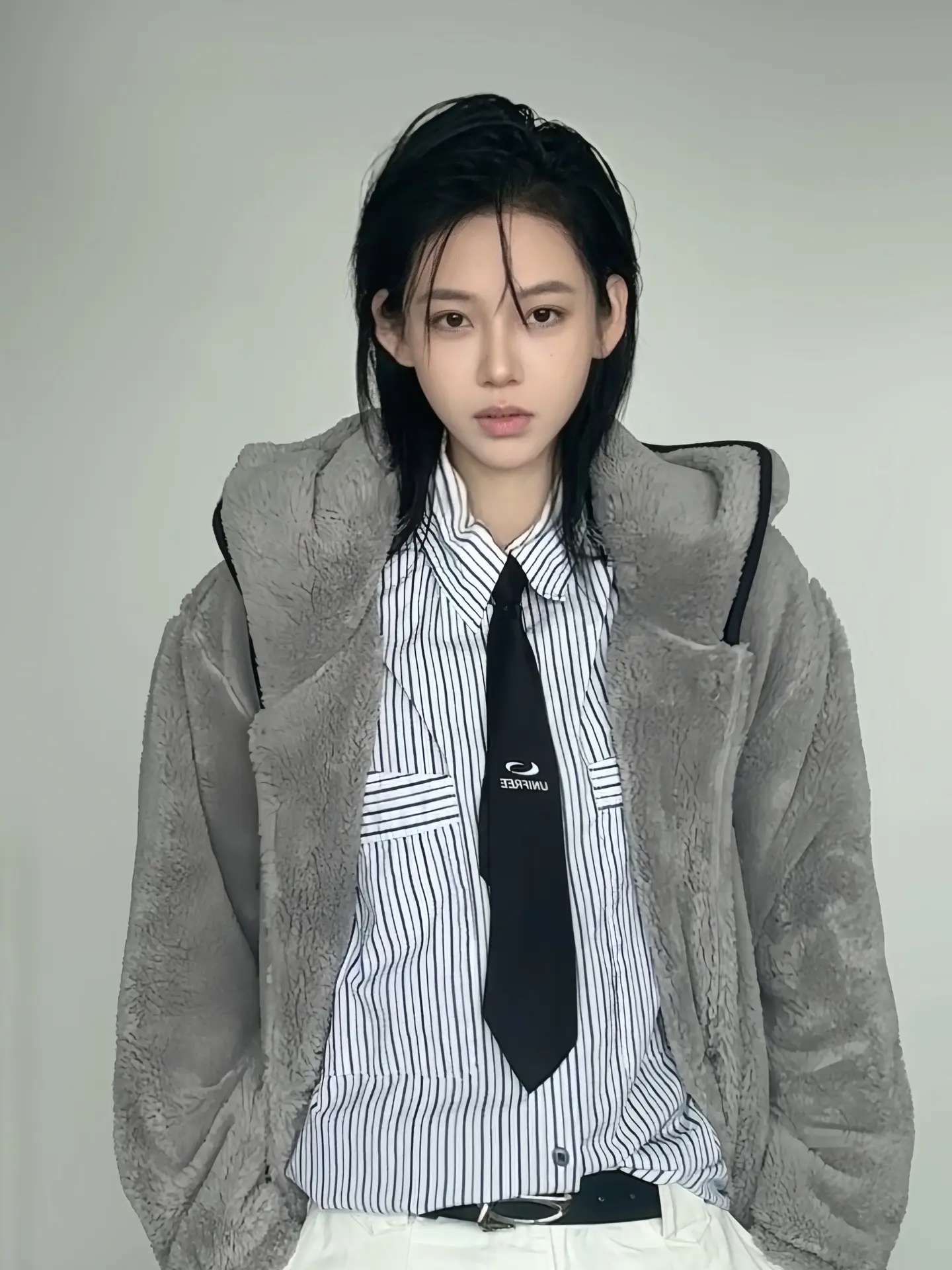 王美丽睡衣版。脸才是最好的单品