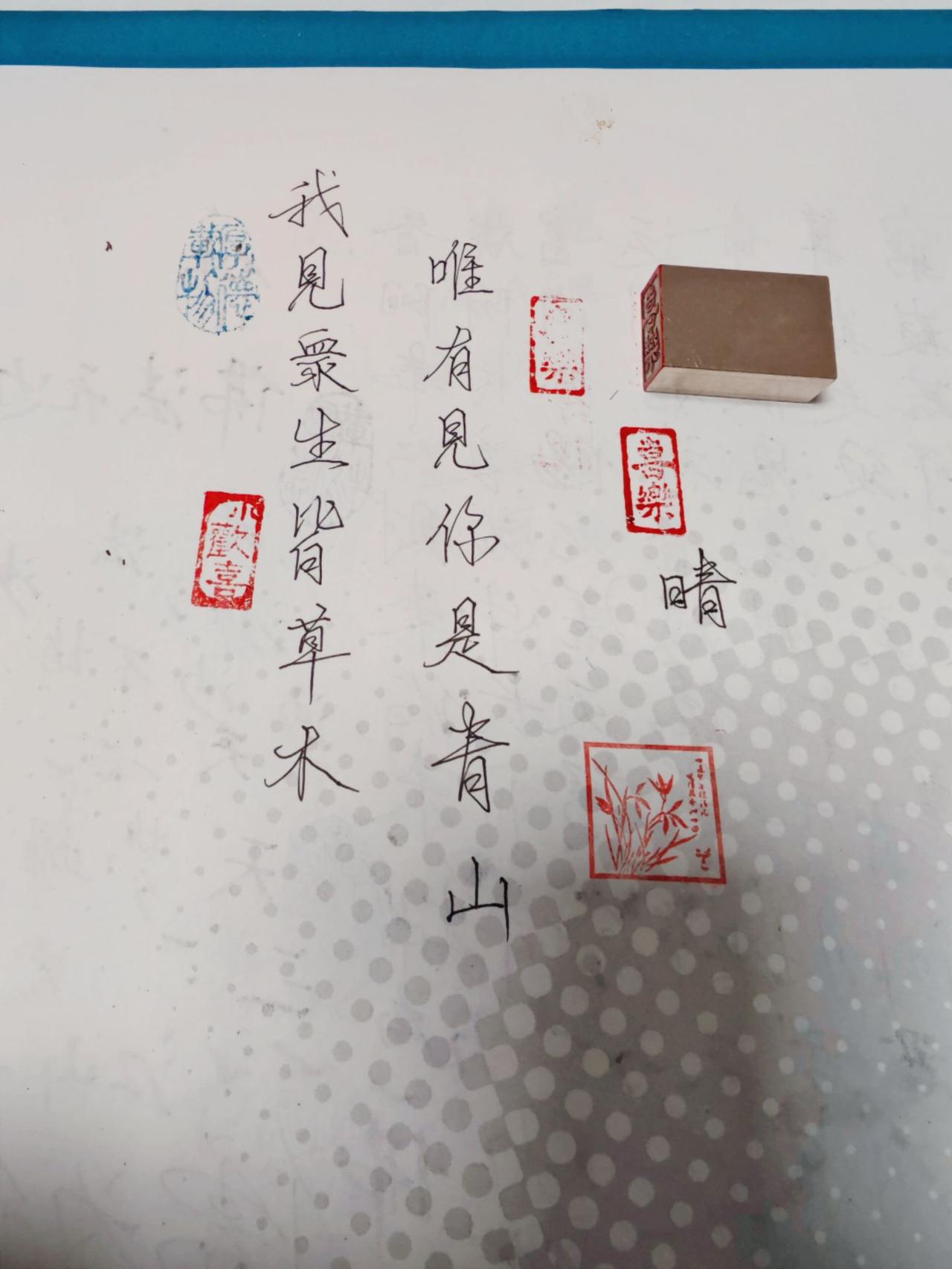 我见众生皆草木，唯有见你是青山一纸书笺 静心养性 知行合一