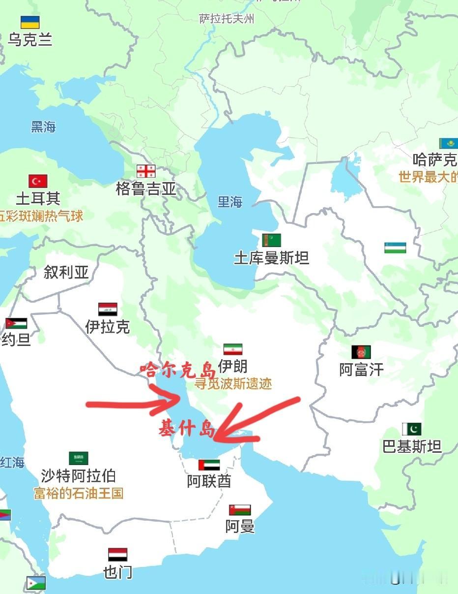 要说伊朗这地形，也真是得天独厚，可以说没什么短板。地理位置上，它的优势绝不仅仅是