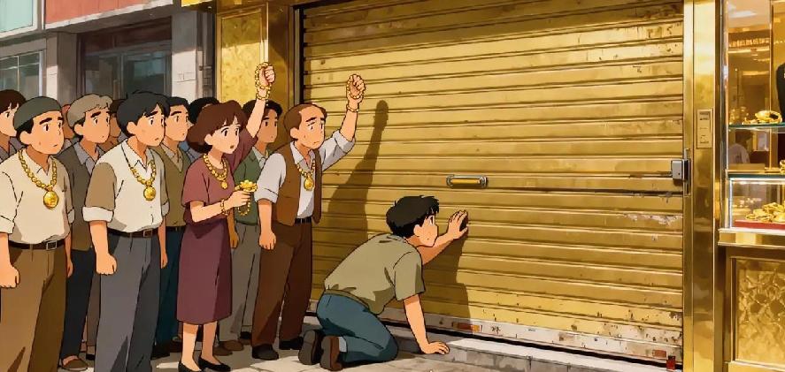 都屯黄金？现在想卖直接傻眼！这波操作坑了多少跟风的人！
 
之前疯抢黄金的朋友们