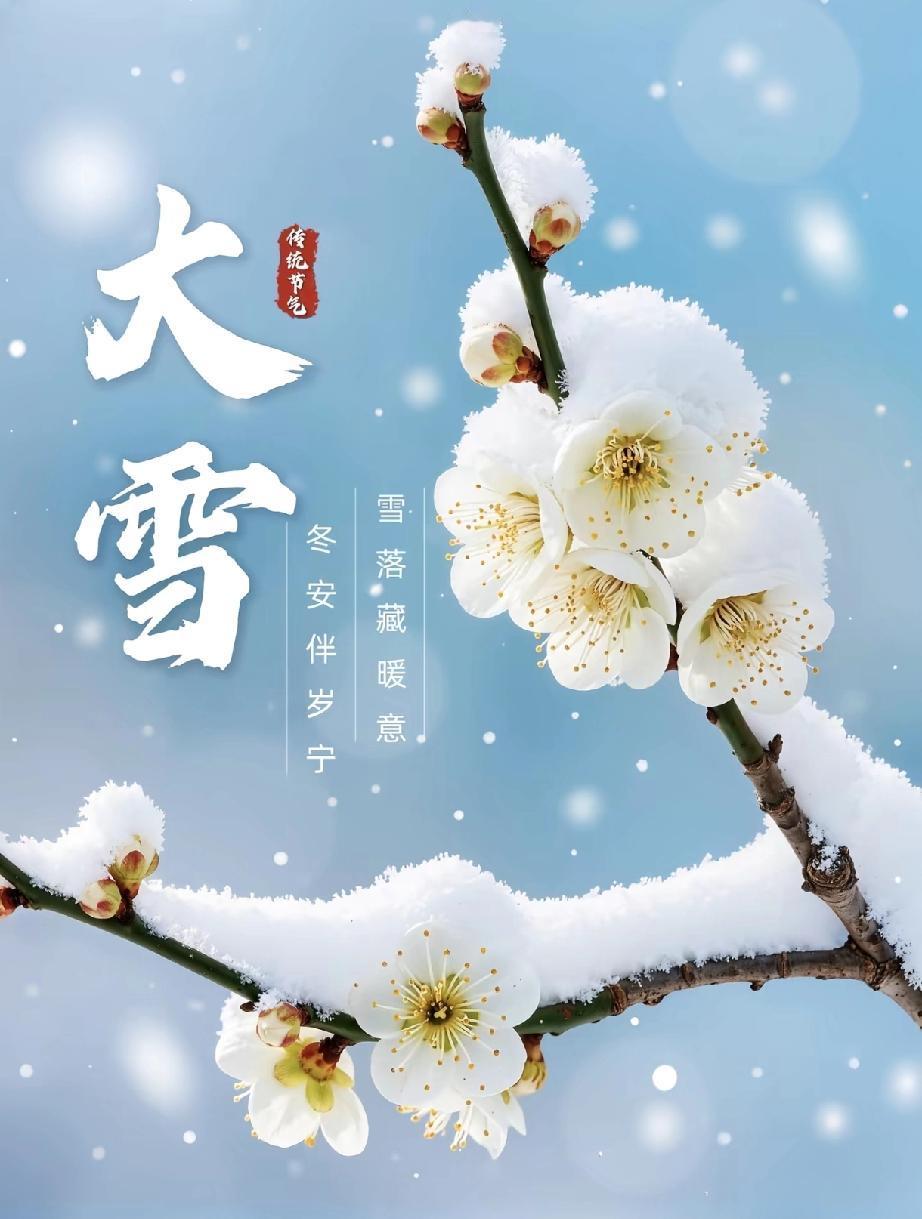 今日大雪节气
大家那里天气如何呀
老一辈的人说
上午大雪冻死牛
下午大雪穿单衣
