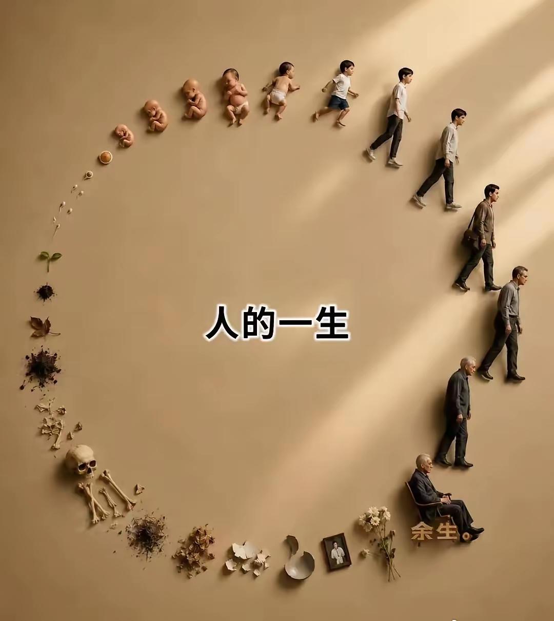 人生就是在画句号，有人画的快，有人画的慢，但迟早都是game over。所以要珍