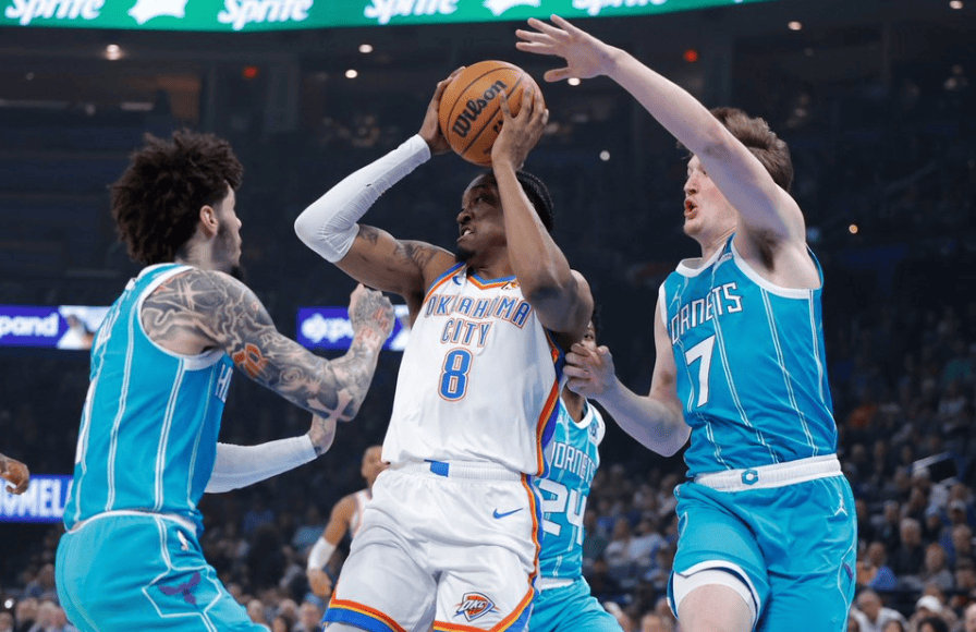 雷霆本赛季第七败‼️打破勇士73胜记录的希望彻底凉凉，这回是真废了黄蜂爆冷大胜雷