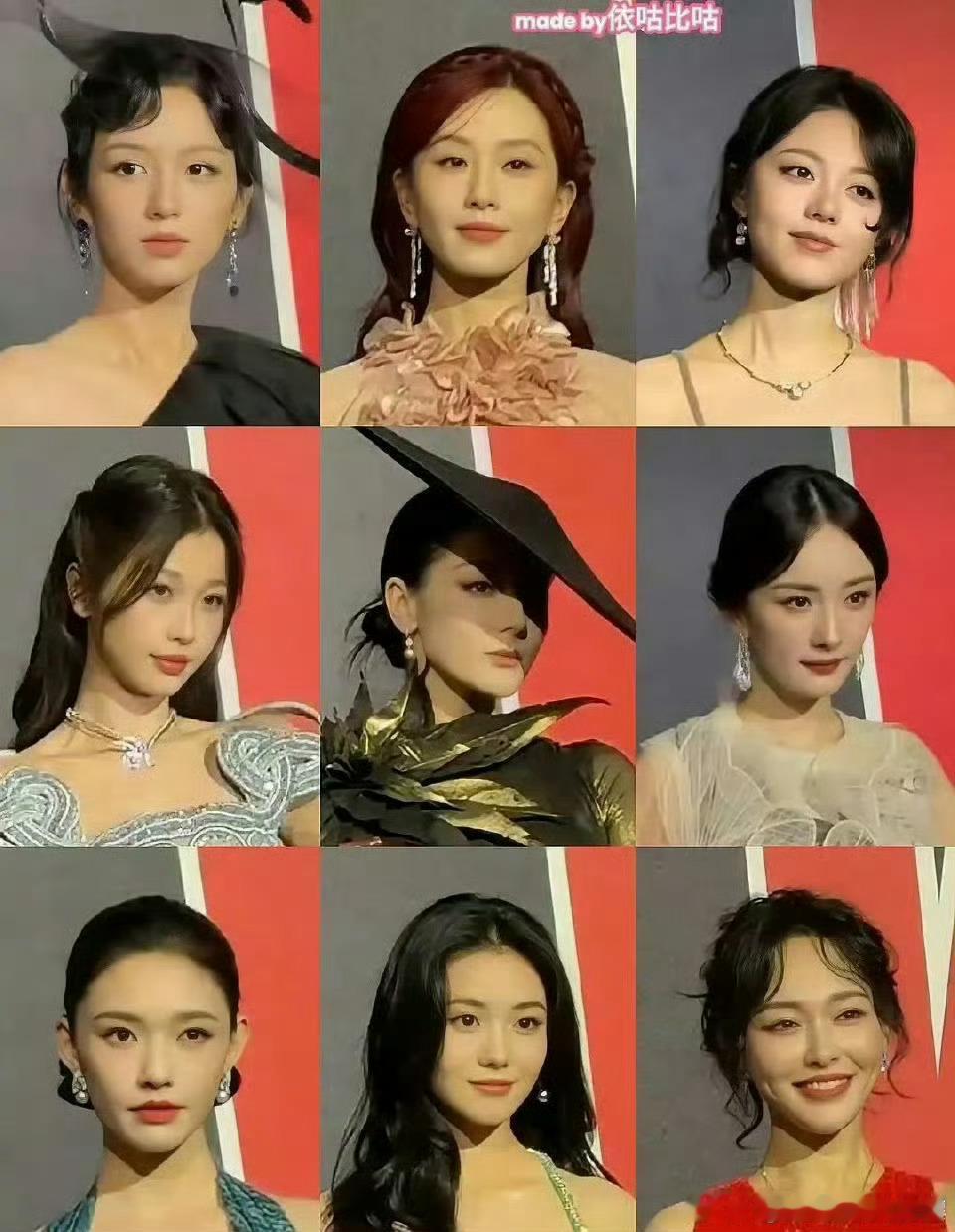 W盛典晚宴 女明星怼脸 ​​​