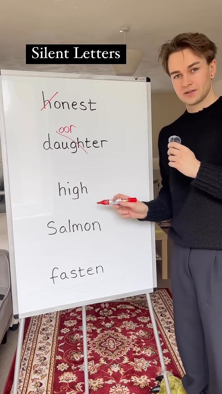 Silent Letters。
don't say honest，say hon