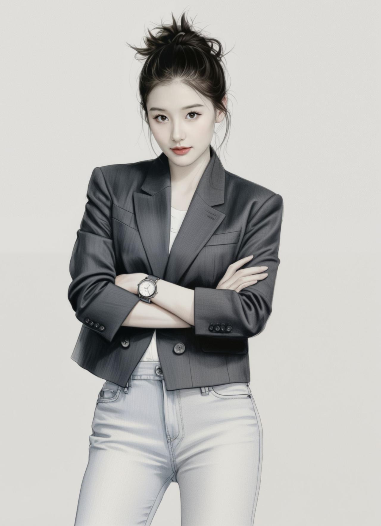 职场女强人，自信满满，气场全开！