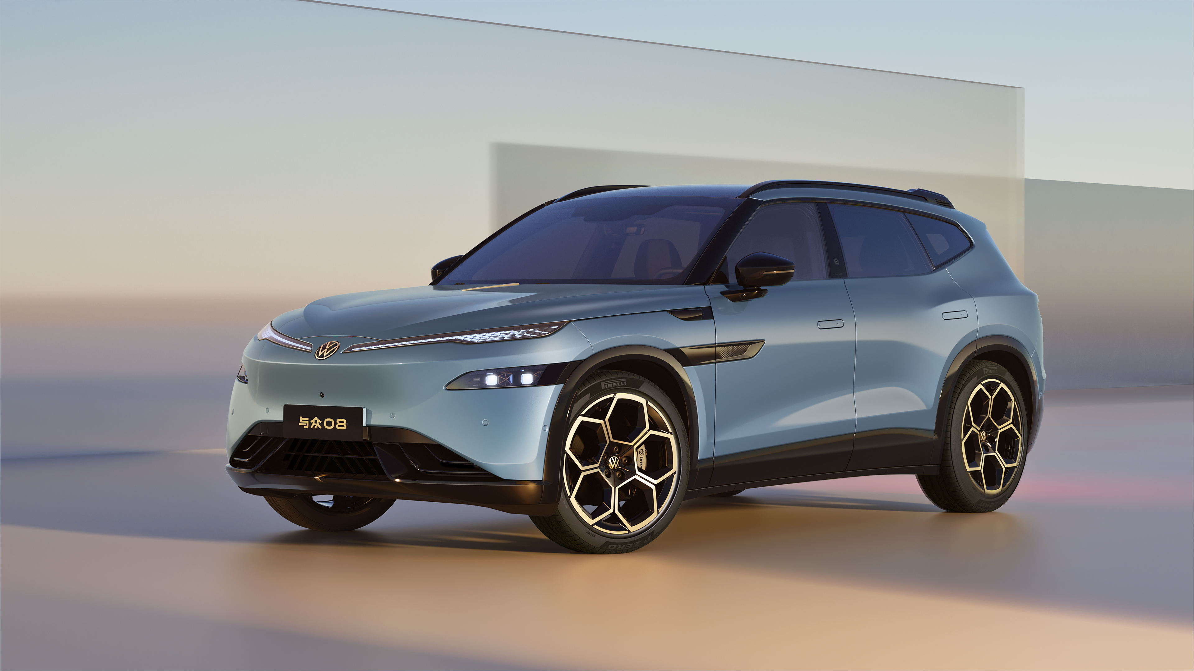 最近刷到大众安徽的与众08，说实话还挺戳我的，这车的设计真有点春天第一阵风的感觉