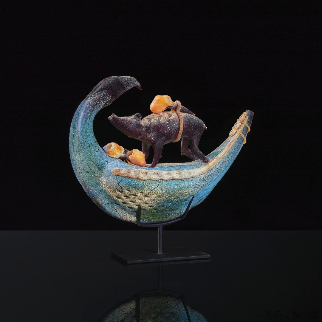 西洋历史文化鱼缸 美国玻璃器艺术家William Morris（1957-）19