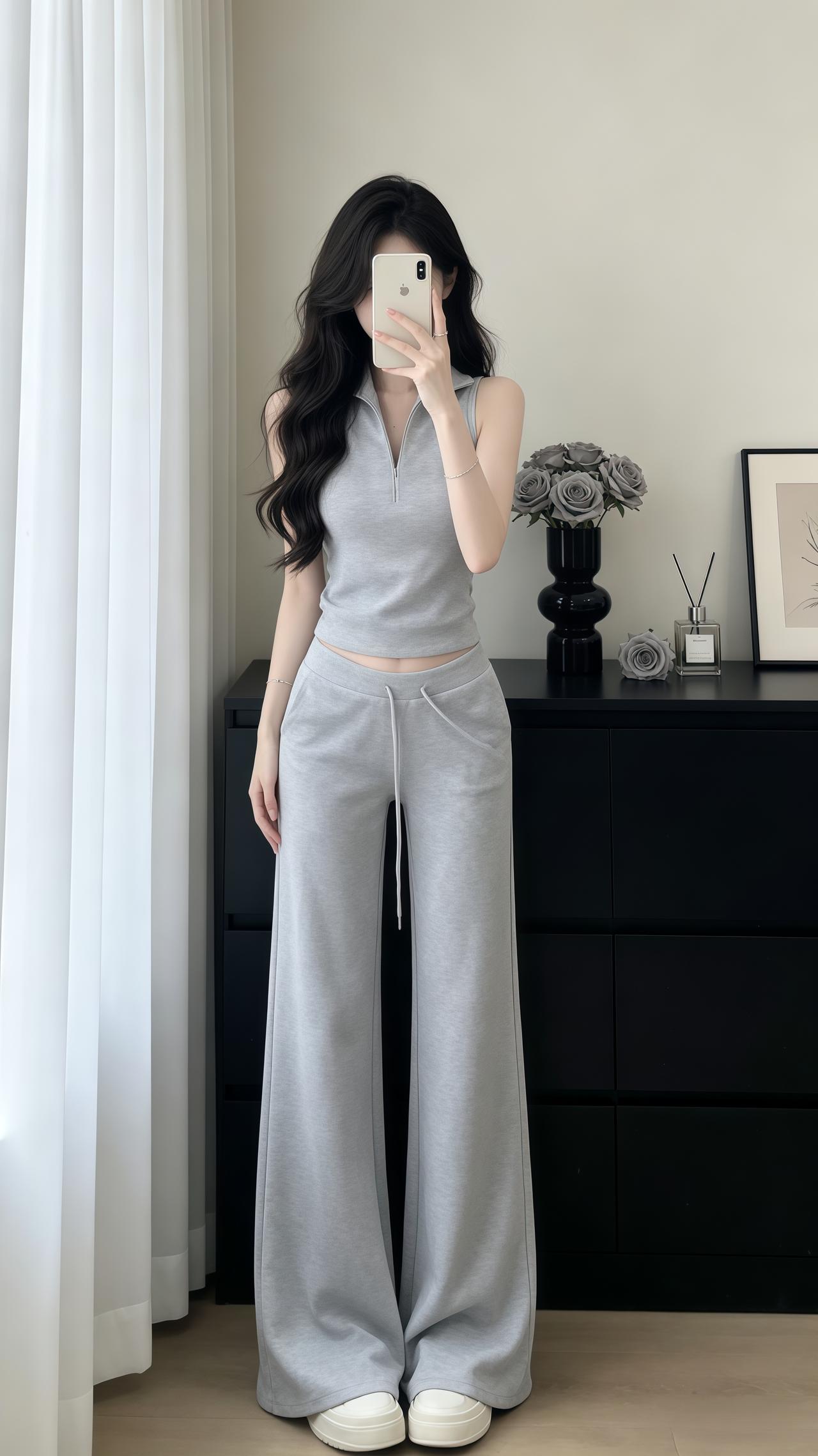 运动套装 韩系穿搭 穿搭 夏日穿搭 今天穿什么