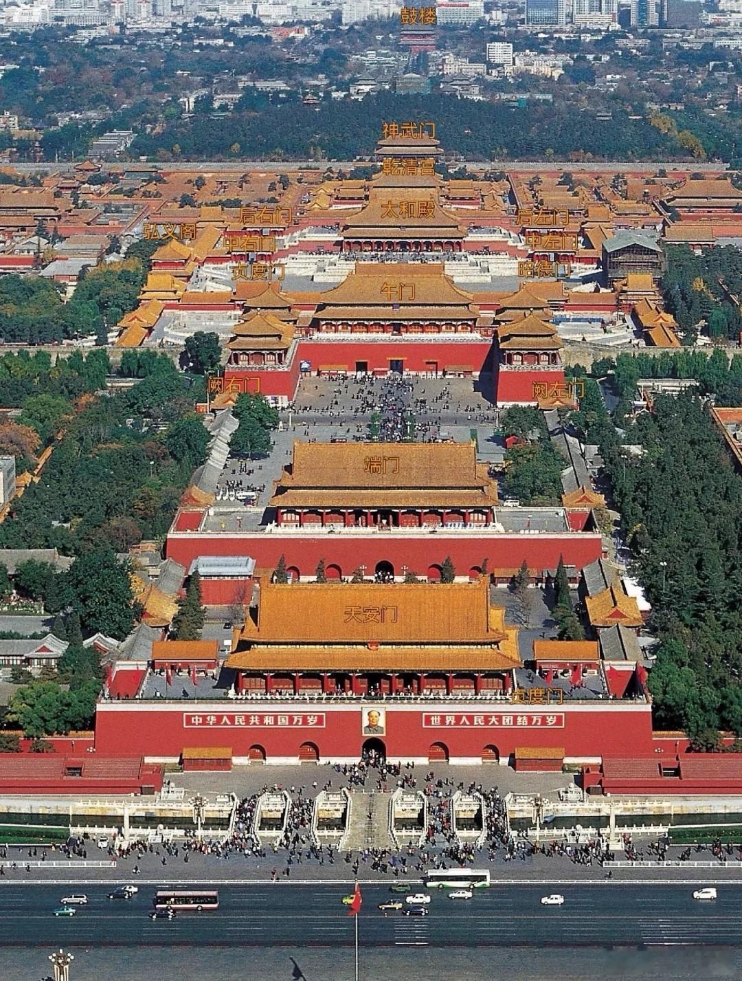 从高空俯瞰故宫，才懂什么叫皇家磅礴气场 以前逛故宫都是挤在人群里仰头看红墙， 这
