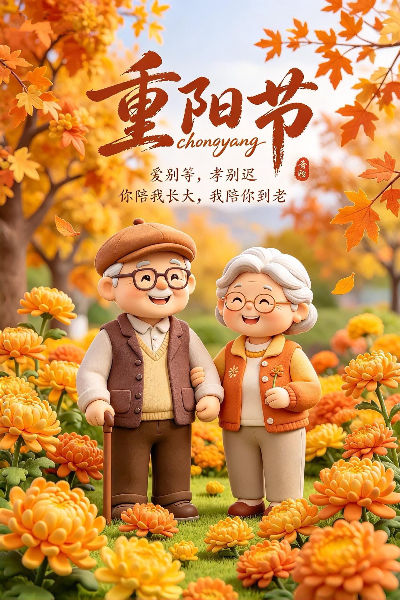 重阳佳节，2026年的金秋十月，愿这份情谊如菊花般历久弥香🌼。九九重阳，愿您拥