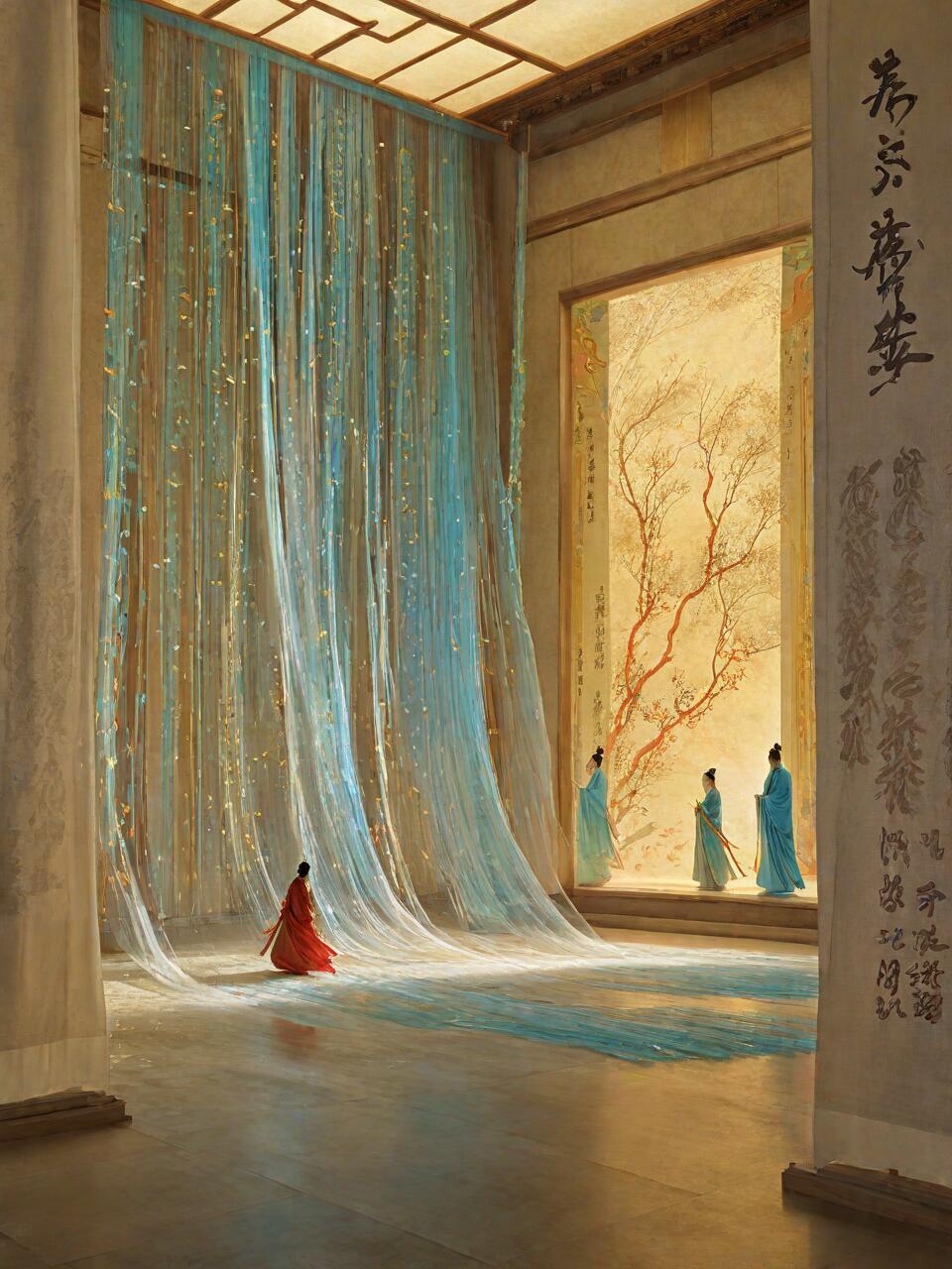 东方美学下的敦煌缦纱 ​​​