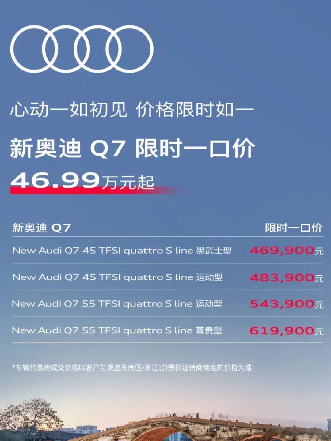 一大早看到，现在车市到底有多卷奥迪Q7干到46万了？[费解][费解]卧槽…… 