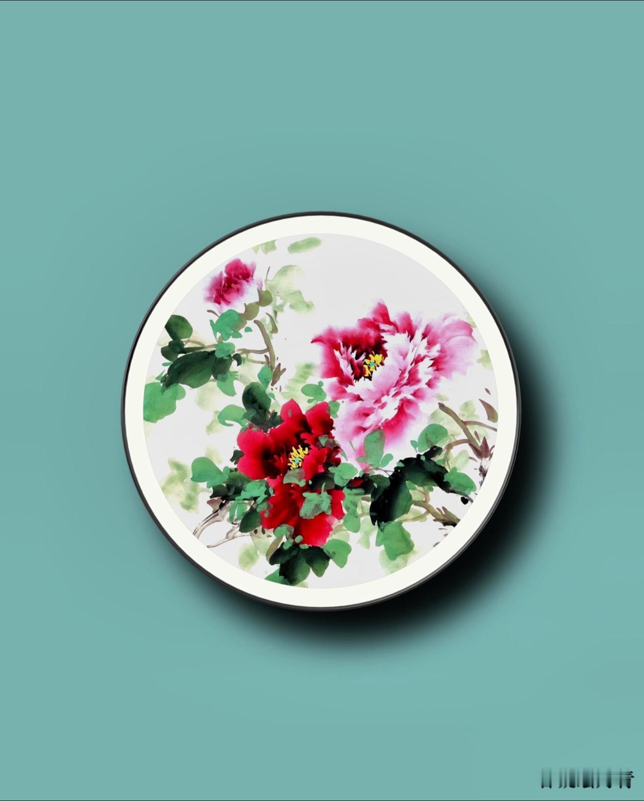 牡丹花画法视频 原创作品 国画教程 教你画 香凝写意牡丹