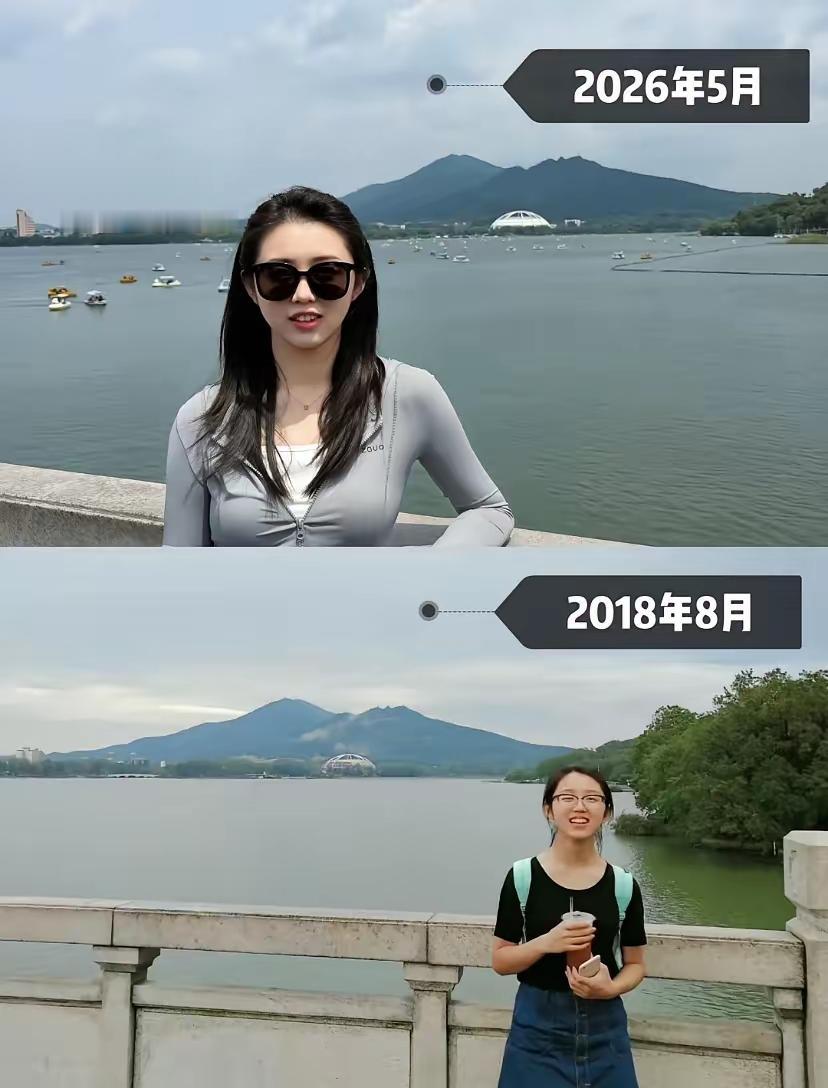 同样的一个人，同一个地方，时隔八年。
