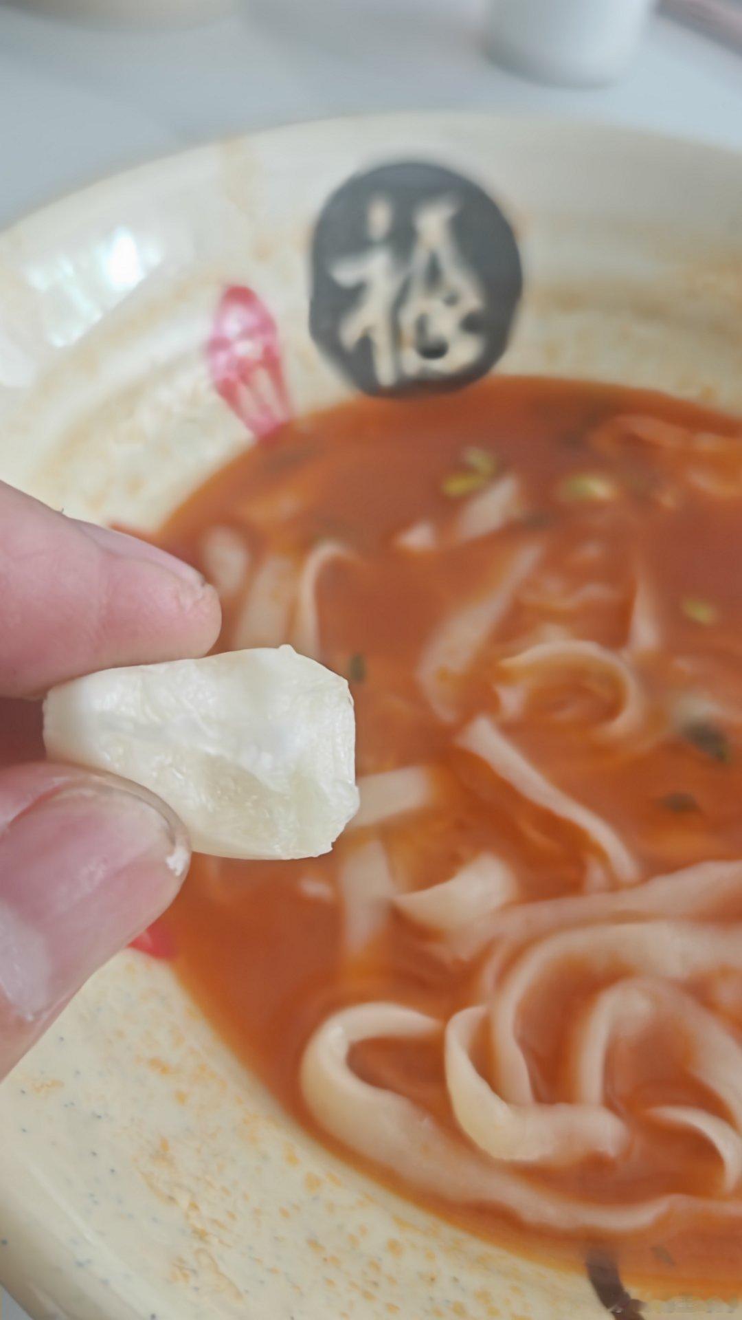 吃面不吃蒜，滋味少一半