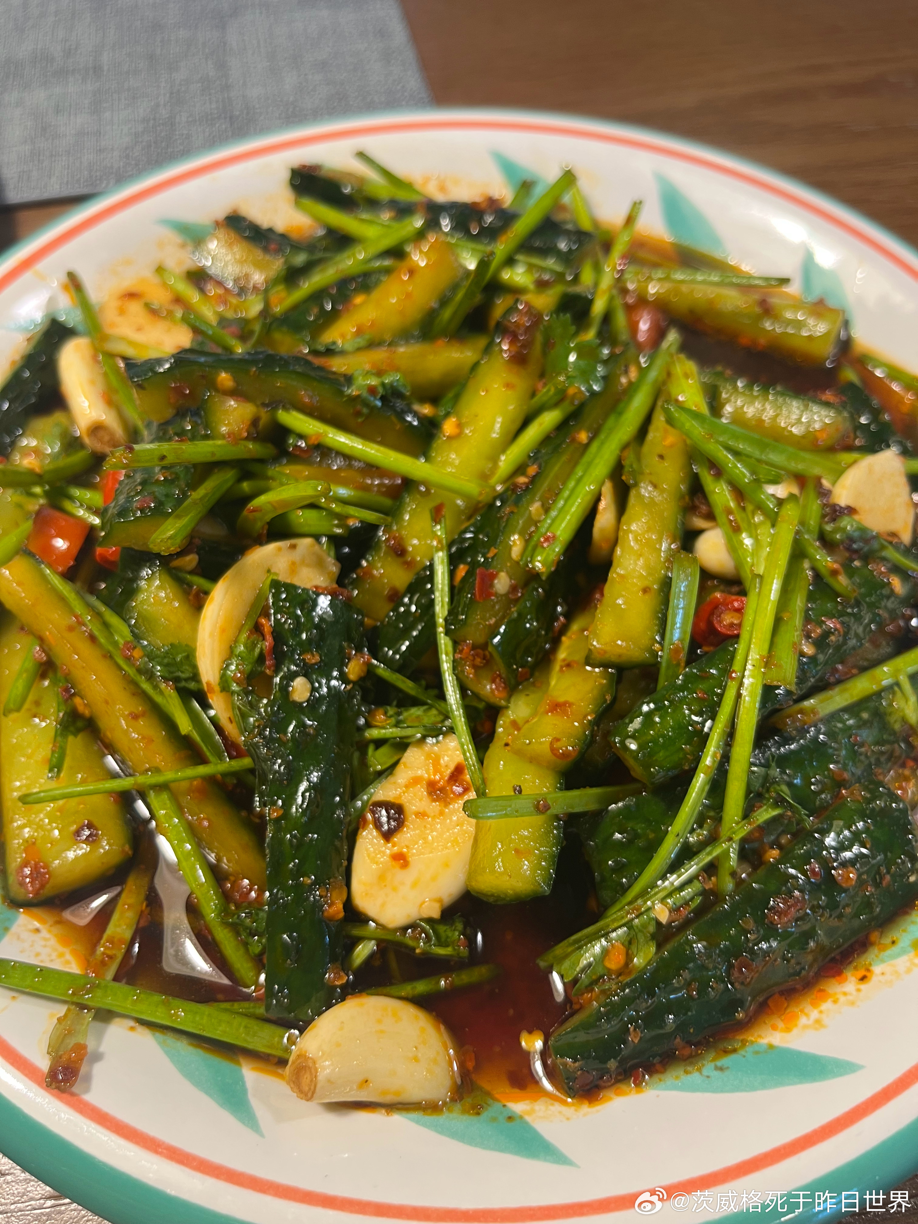 我真是个腌黄瓜的天才。 