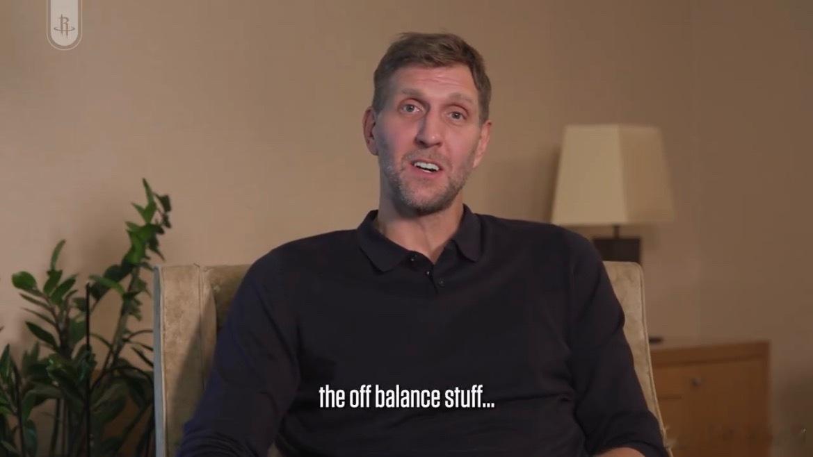 MFFL 诺维茨基拍了视频祝贺杜兰特。“杜兰特是这项运动史上最纯粹、最流畅的得分