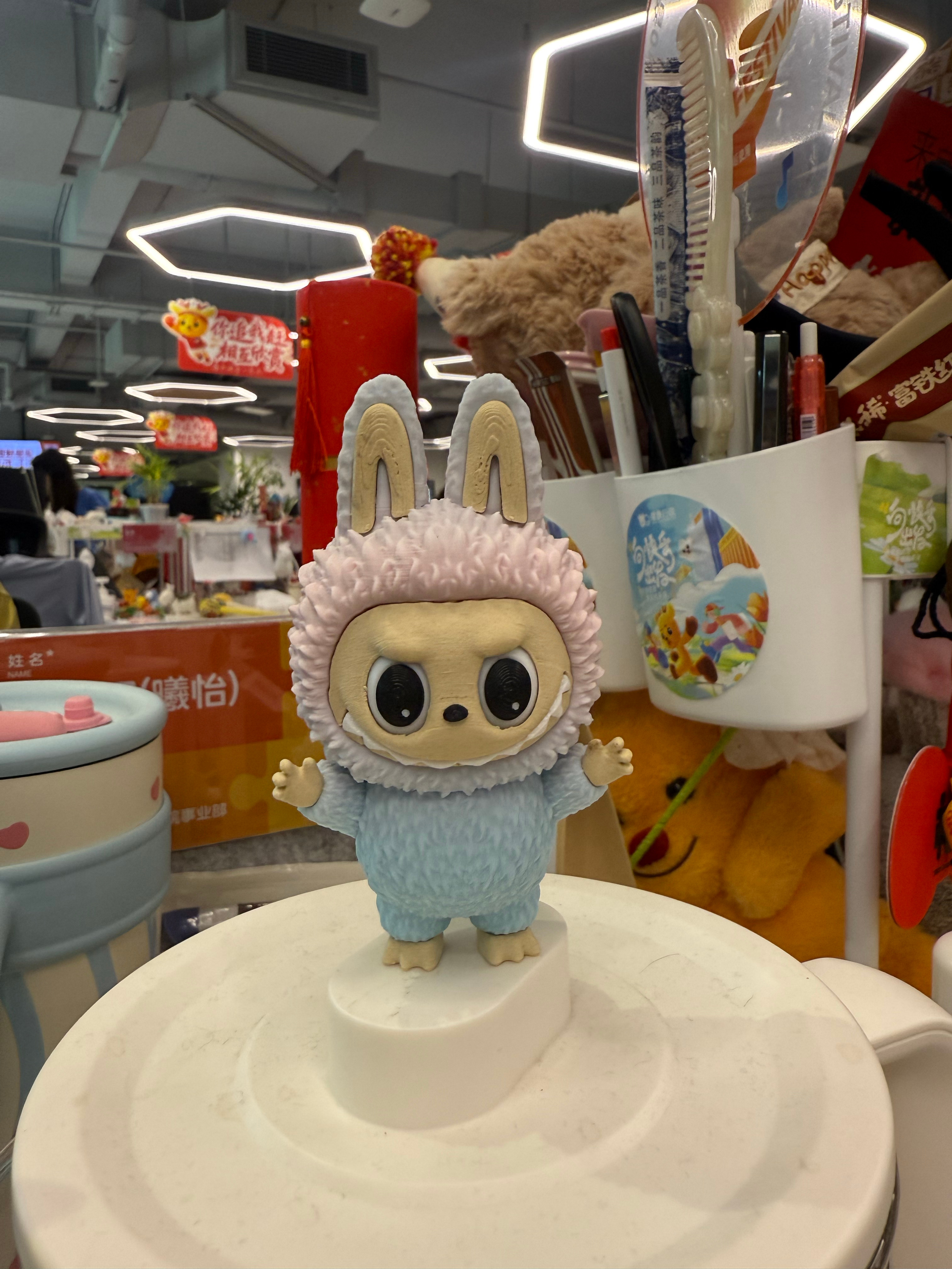 同事给我3D打印然后组装的，牛吗？！牛鼠了！！！！！