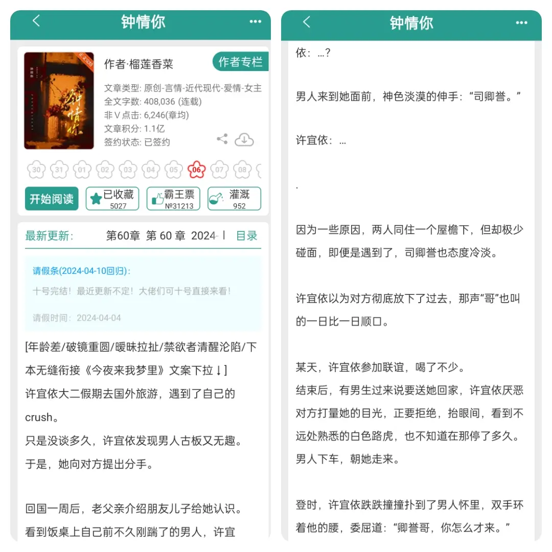 钟情你......