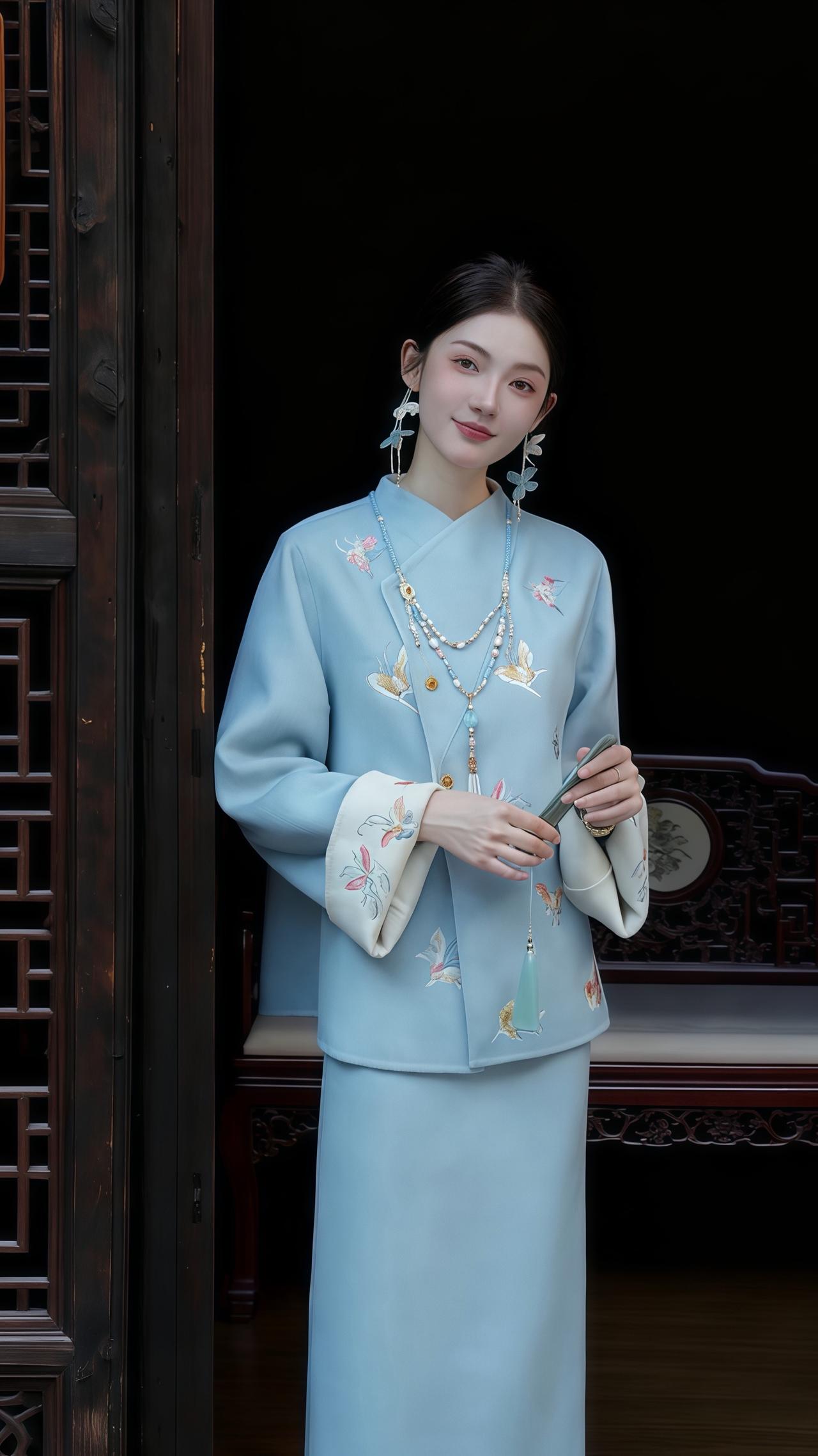 东方美 中式美学服饰 古典美 优雅女人 传统服饰