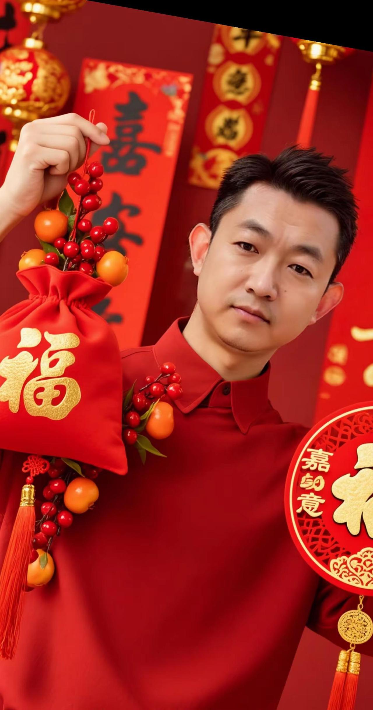 AI新春福运照 ai创作 春节快乐 除夕快乐 马年大吉