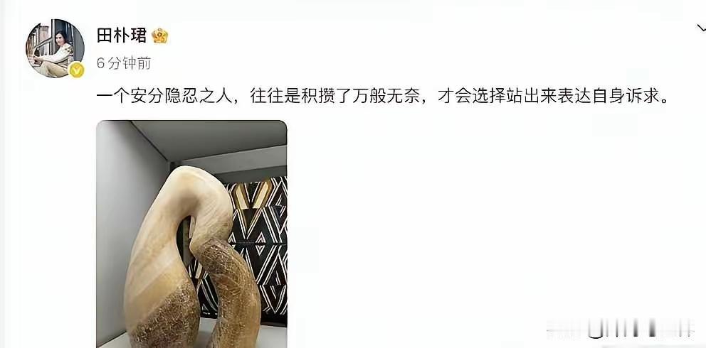 田朴珺
一个安分隐忍之人，往往是积攒了万般无奈，才会选择站出来表达自身诉求。
她