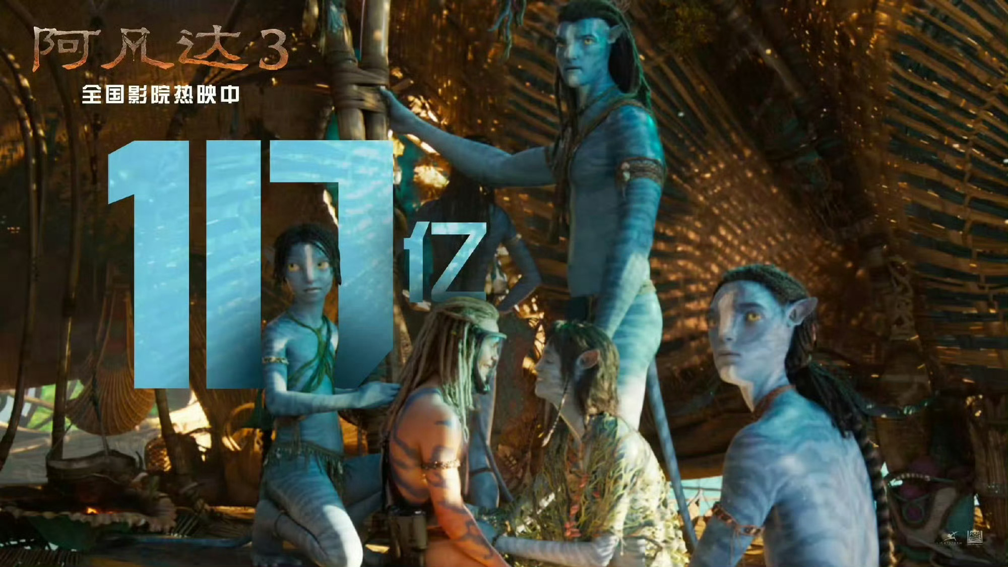 《阿凡达3》上映22天，票房终于破10亿了。跨年电影愿