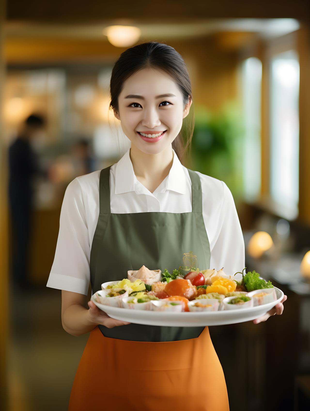 家人们谁懂啊！昨晚系着火锅店围裙调蘸料，三个大哥追着喊“服务员加汤”！正要解释呢