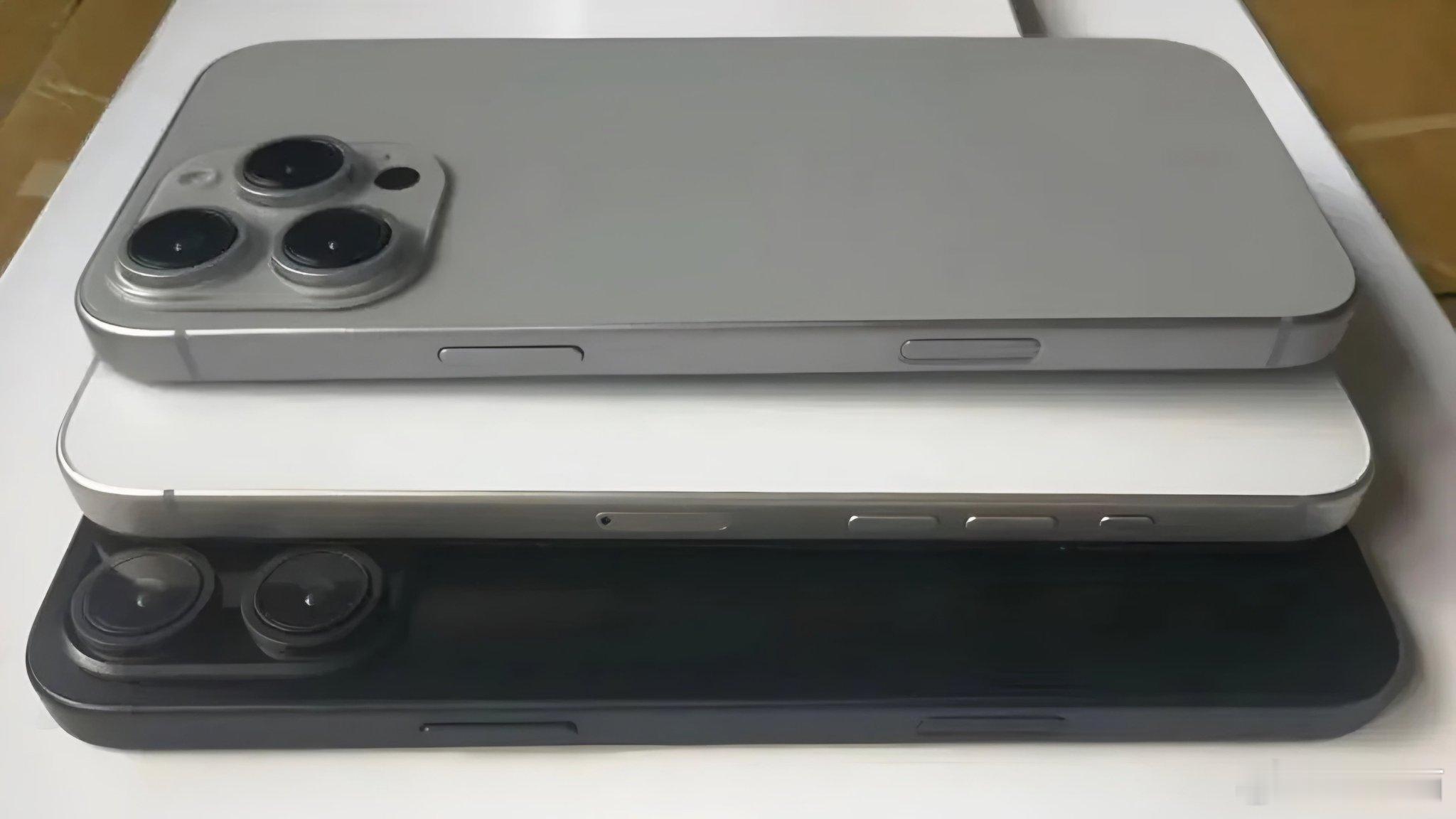 iPhone 16 Pro和iPhone 16系列机型颜色 ​​​