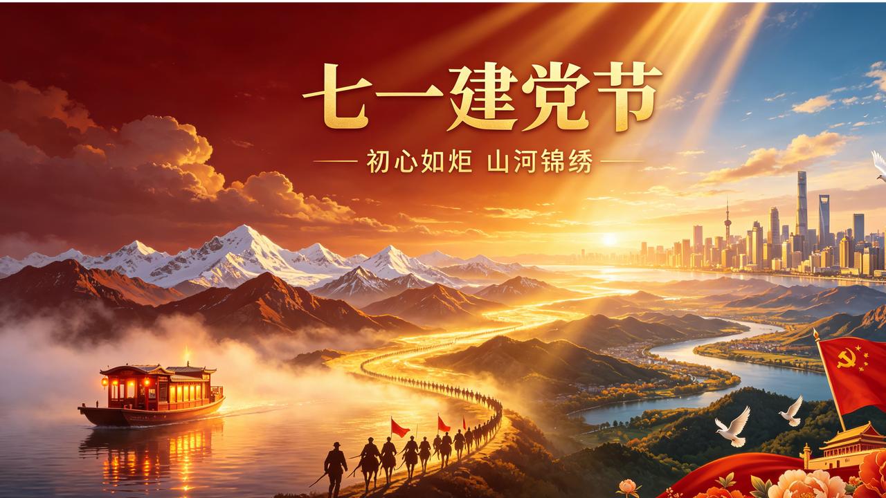 七月流火，初心如炬。在这盛夏滚烫的时光里，我们迎来党的生日，以赤诚之心礼赞伟大的
